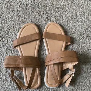 Tan sandals